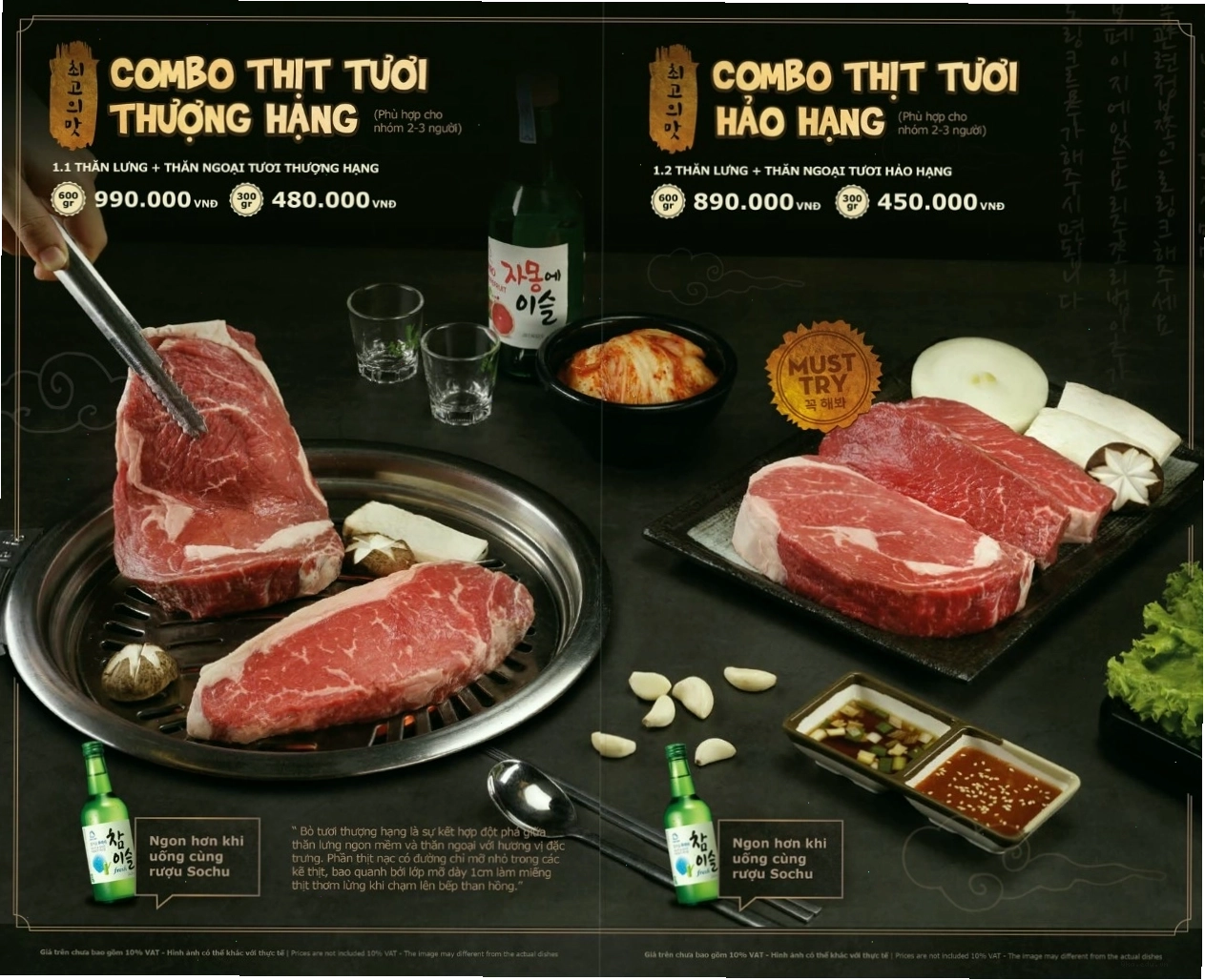 Combo mua 2 tặng 2 thịt tươi thượng hạng tại GoGi House
