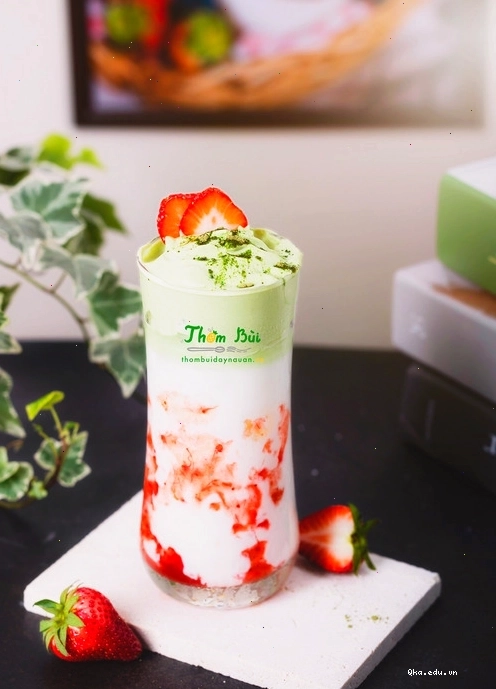 Công thức pha chế Matcha bọt biển độc đáo với lớp bọt mịn màng