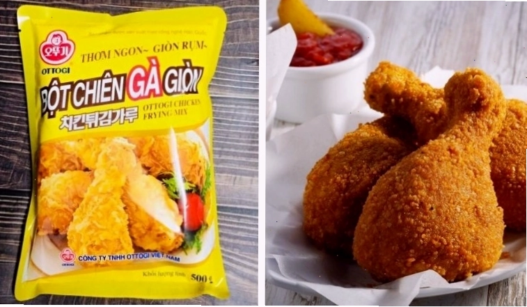 Đa dạng các loại bột chiên trên thị trường