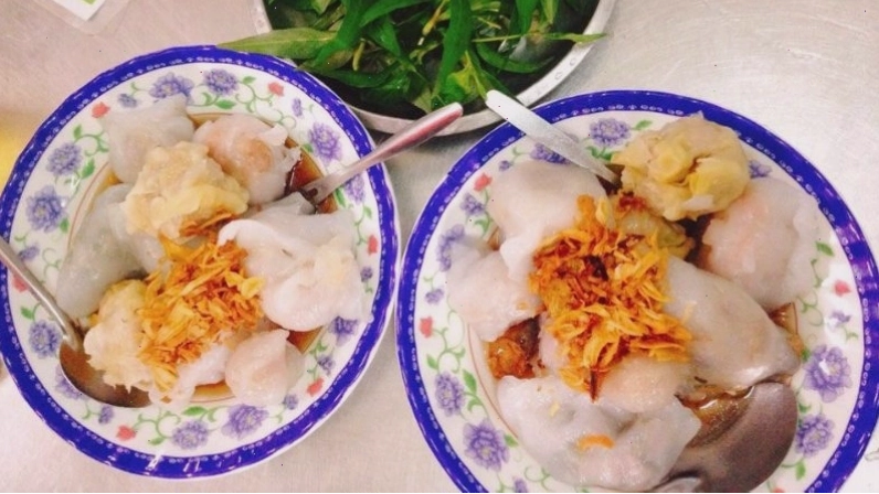 Đĩa há cảo hấp dẫn tại quán Ngọc Lan