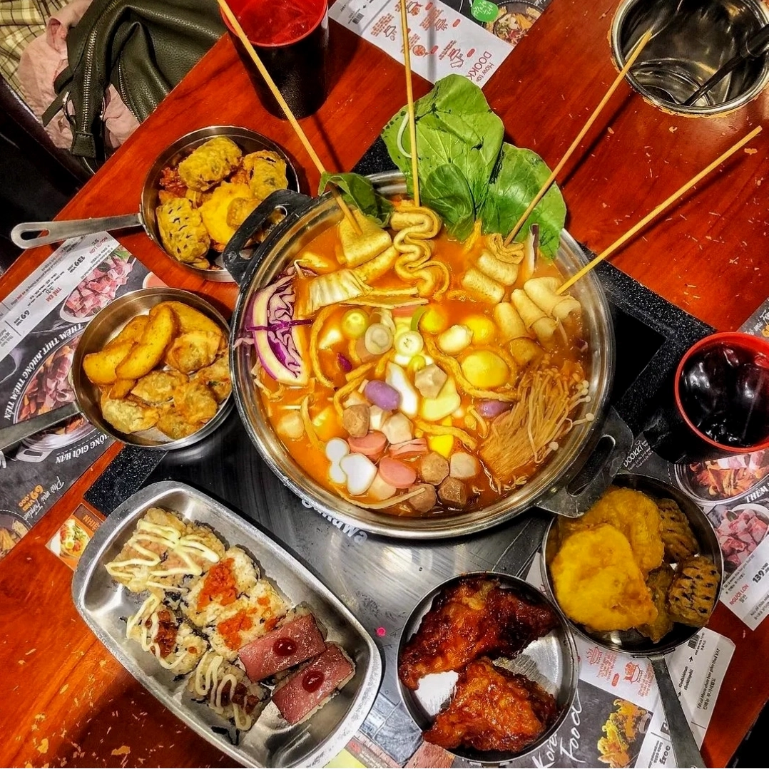 Dookki Việt Nam - Trải nghiệm buffet Tokbokki