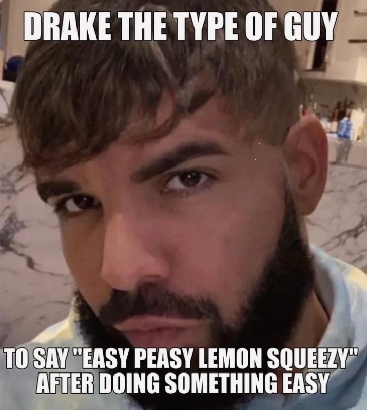 Drake the Type of Guy Meme Template