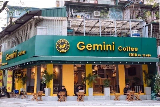 Gemini Coffee là một thương hiệu cà phê nổi tiếng tại Việt Nam.