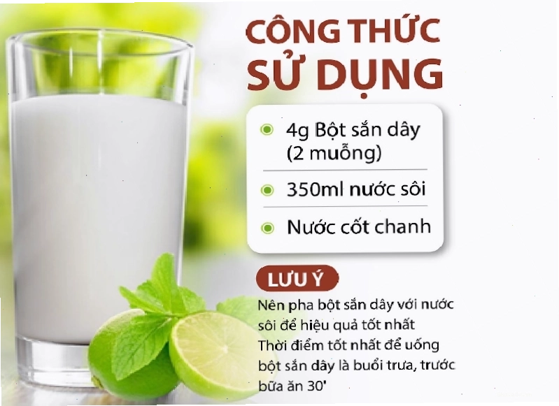 Gợi ý cách pha bột sắn dây đơn giản hợp khẩu vị nhiều người