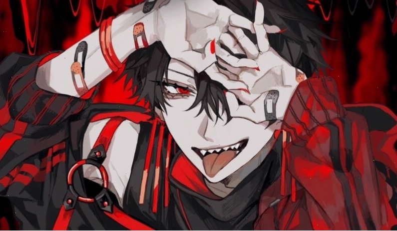 Hình ảnh anime ác quỷ lè lưỡi, thể hiện sự tinh nghịch và ngạo mạn