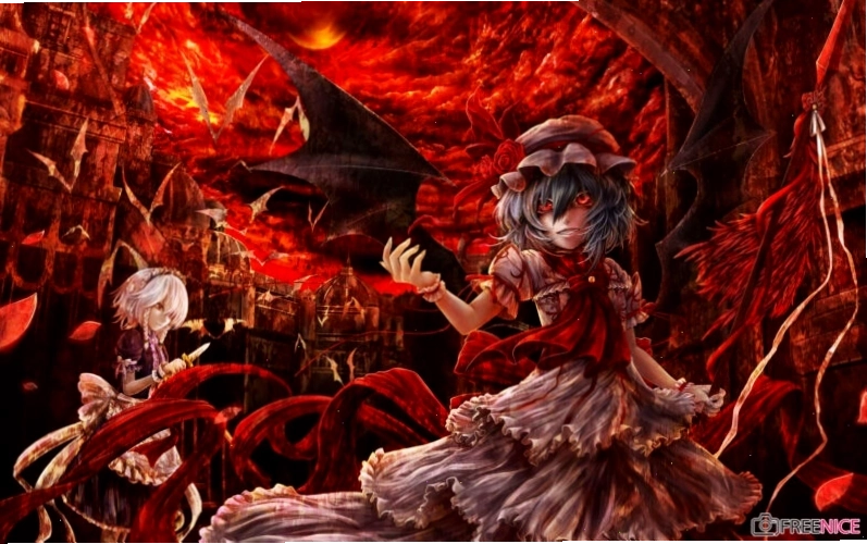 Hình ảnh anime ác quỷ tàn ác với biểu cảm đầy đe dọa