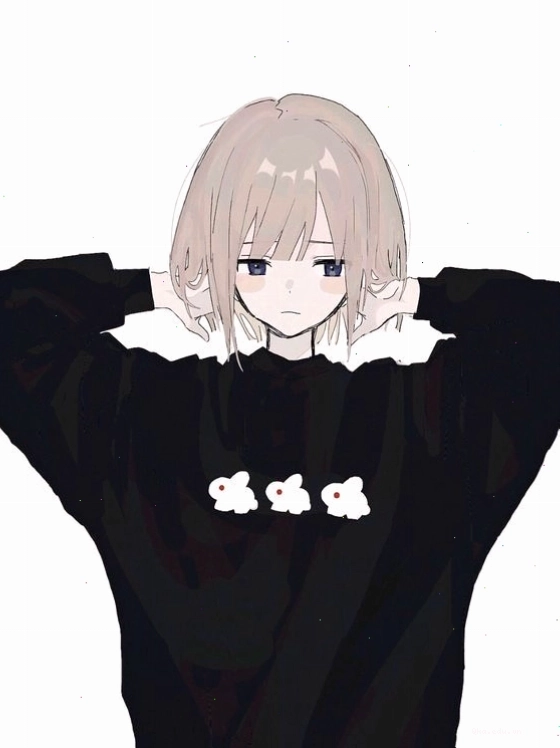 Hình ảnh avatar anime nữ dễ thương với trang phục ấn tượng