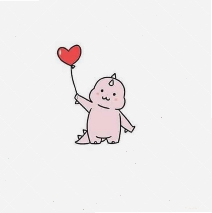 Hình ảnh avatar đôi khủng long cute đẹp