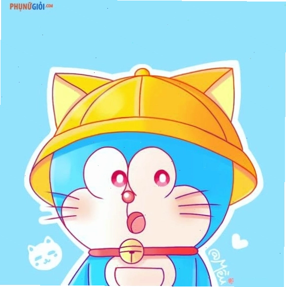 Hình ảnh avatar Doremon đáng yêu, dễ thương với biểu cảm ngộ nghĩnh