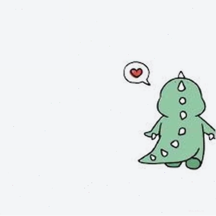 Hình ảnh avatar khủng long siêu cute với biểu cảm ngộ nghĩnh