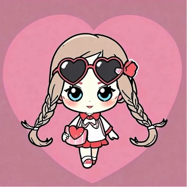 Hình ảnh chibi nữ đơn giản, dễ thương