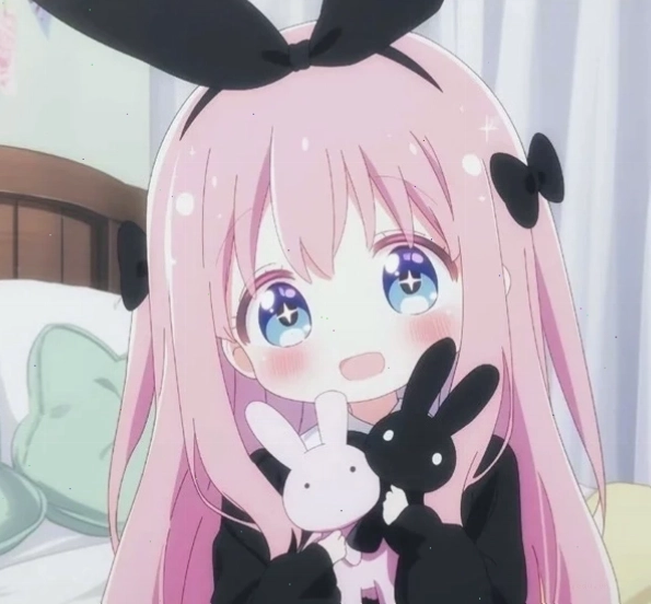 Hình ảnh chibi nữ với nét buồn man mác