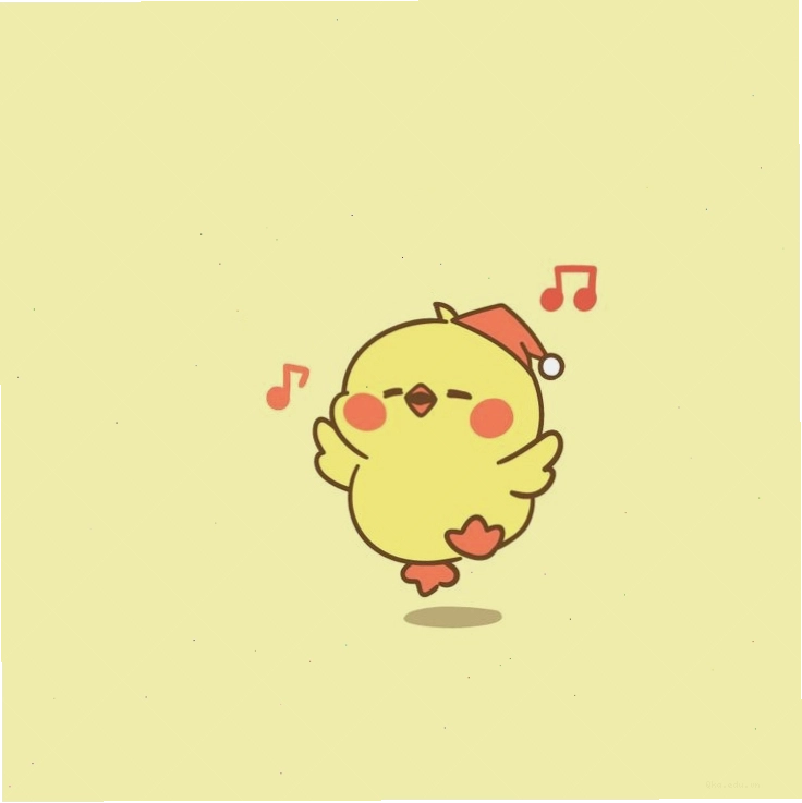 Hình ảnh con gà cute dễ thương làm hình nền