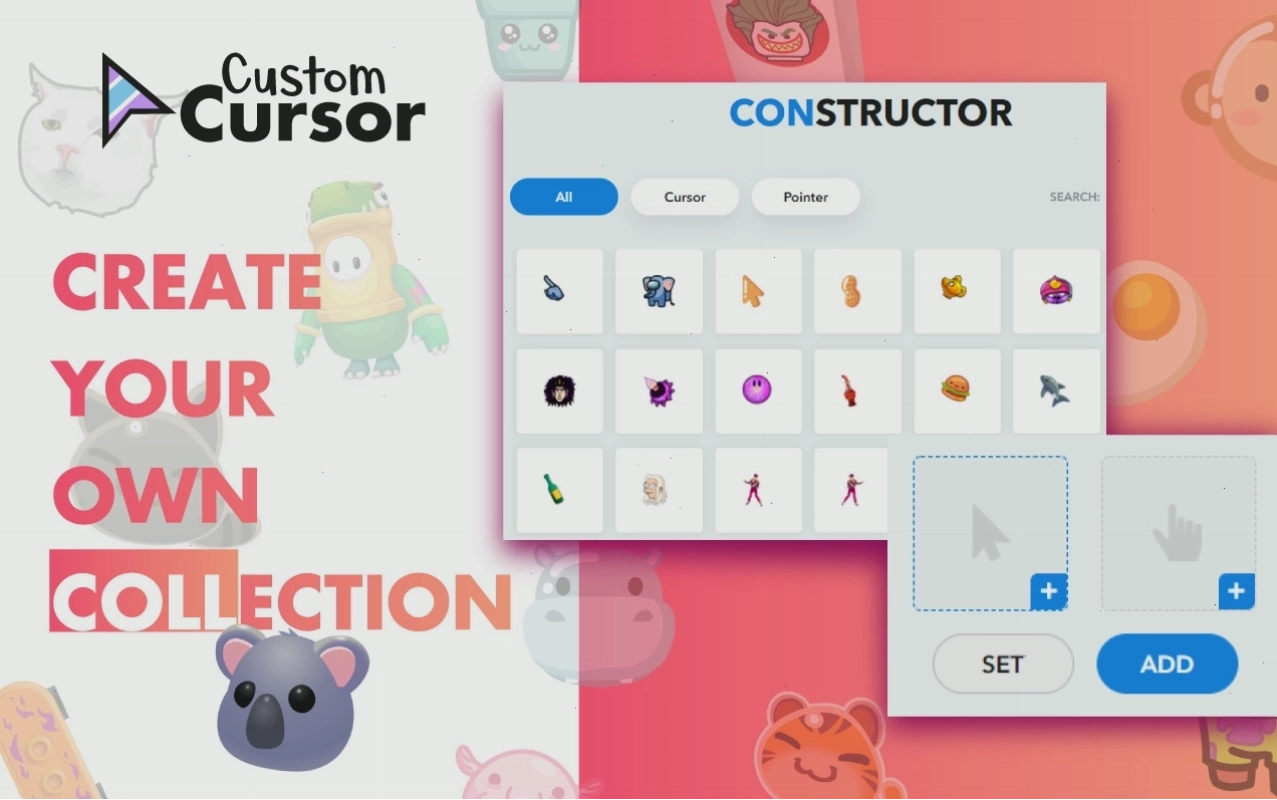 Hình ảnh minh họa tiện ích Custom Cursor for Chrome™