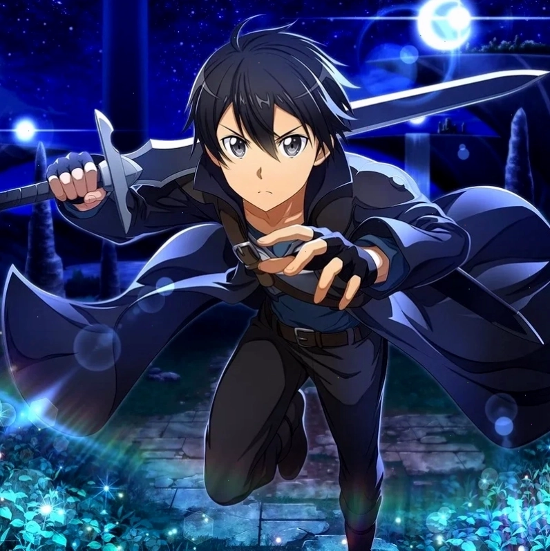 Hình nền Kirito với phong cách ngầu, phù hợp cho máy tính