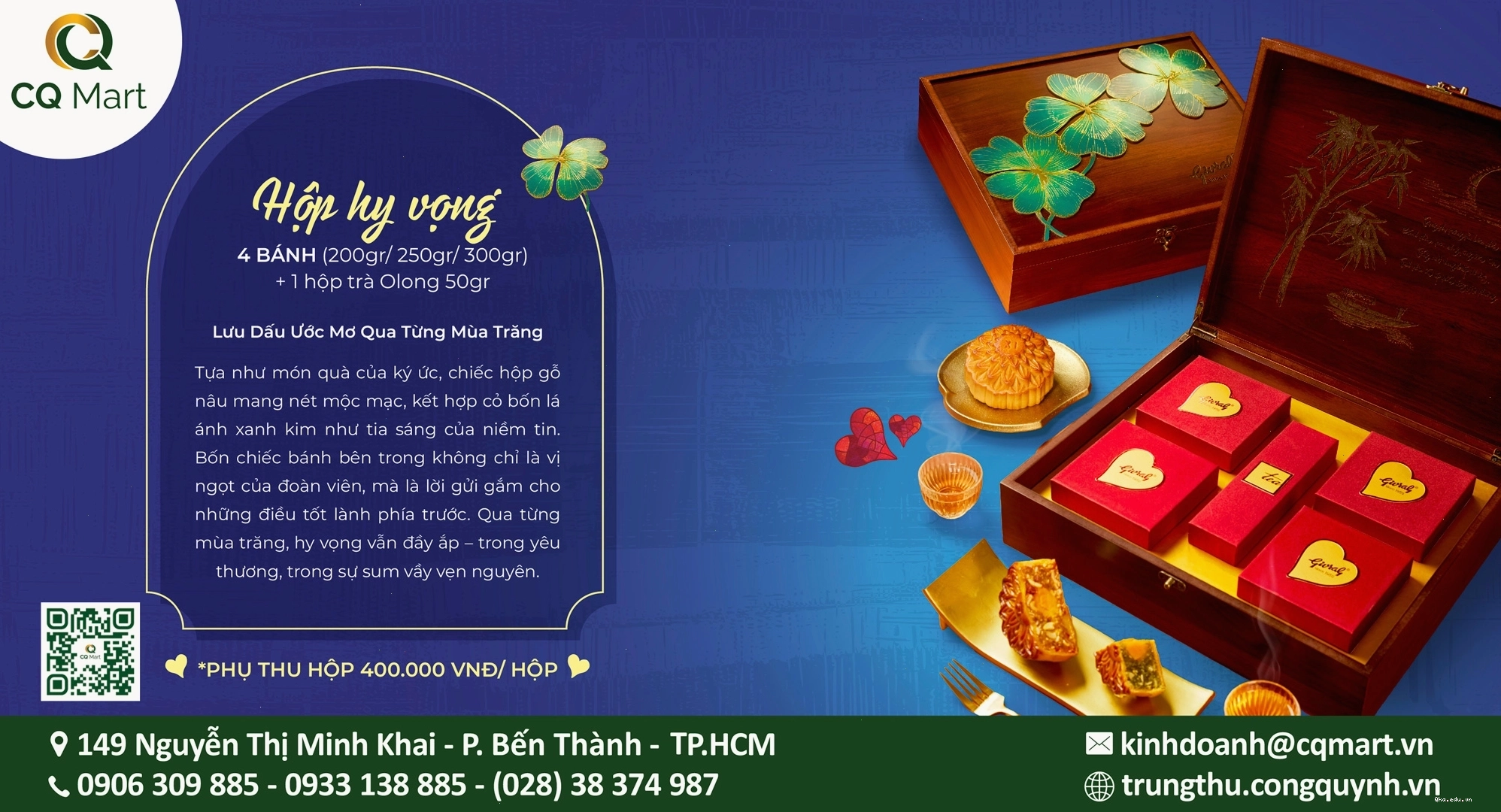 Hộp bánh trung thu Givral Hộp Hy Vọng