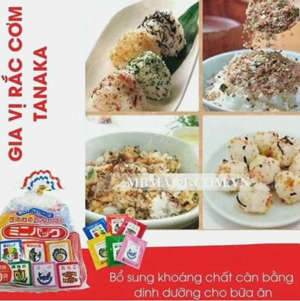 Hộp đựng gia vị rắc cơm đẹp mắt