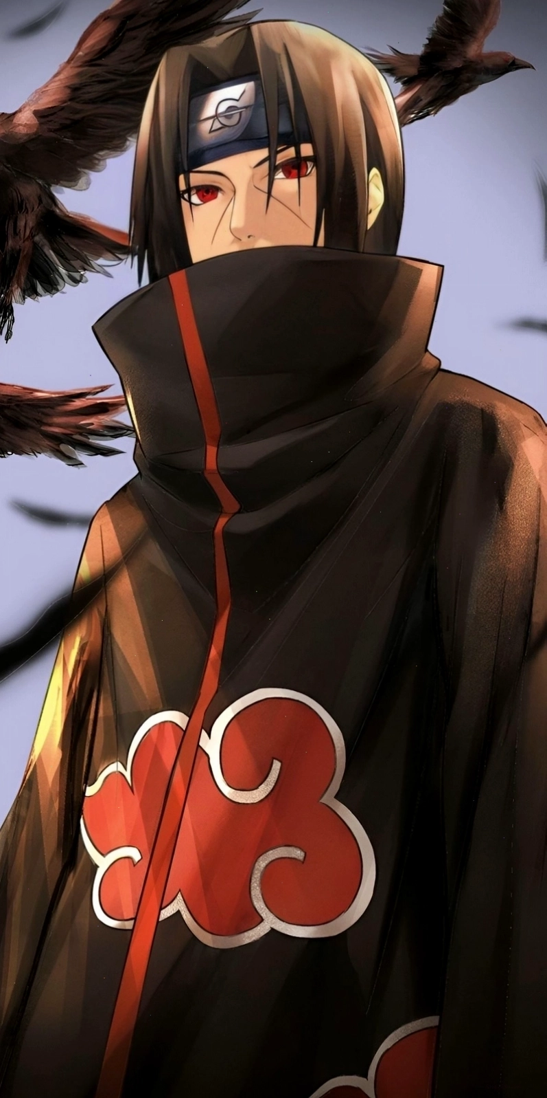 Itachi sử dụng nhẫn thuật Amaterasu