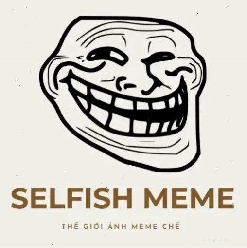 Logo The Selfish Meme, có thể dùng làm avatar cho người yêu thích meme
