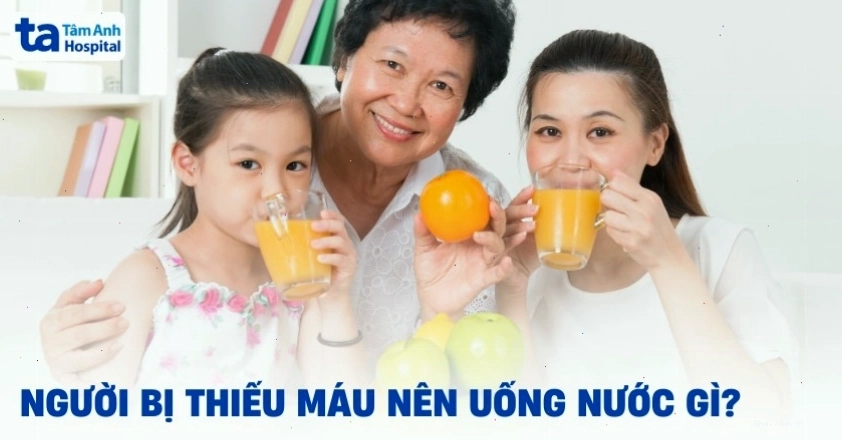Lựa chọn thức uống thông minh cho người bị thiếu máu
