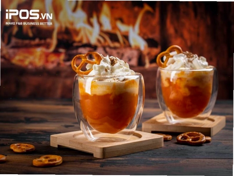 Ly Latte Bí Đỏ ấm áp với hương quế đặc trưng