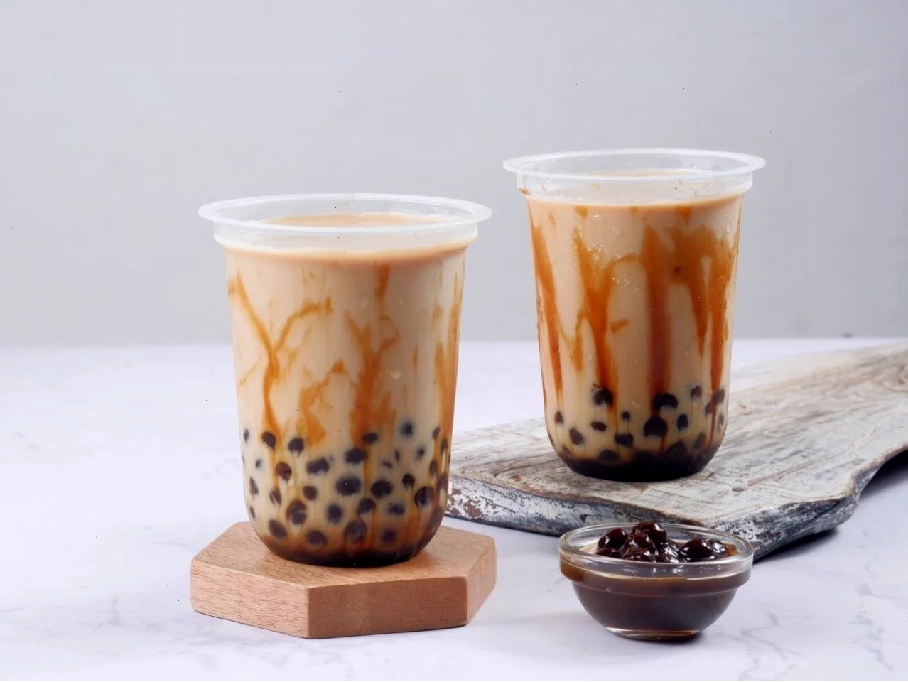 Ly trà sữa thơm ngon với lớp kem béo ngậy