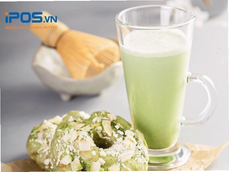 Matcha dừa non - sự kết hợp độc đáo