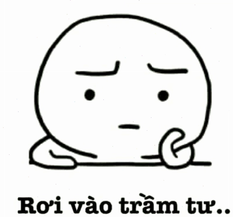 Meme cô gái với vẻ mặt "đơ" khi suy nghĩ