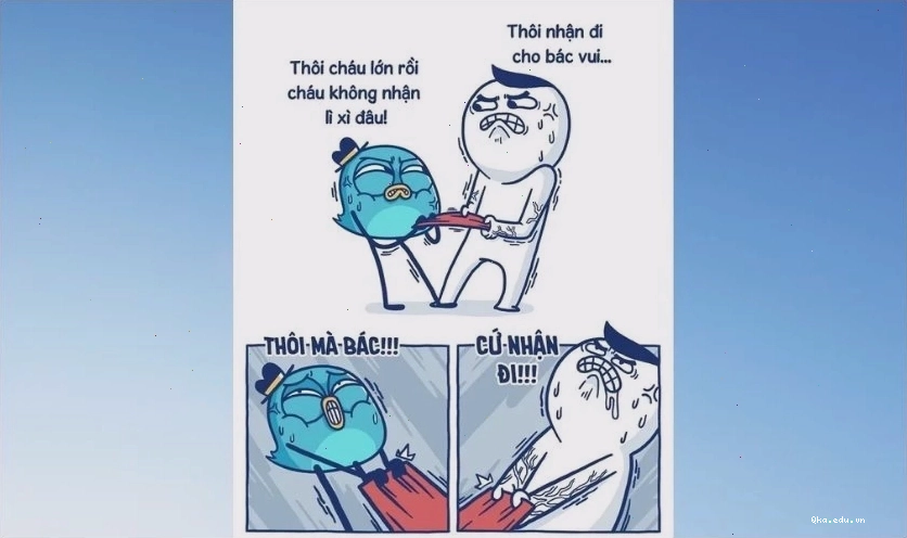 Meme lì xì Tết 2026 Bính Ngọ hài hước