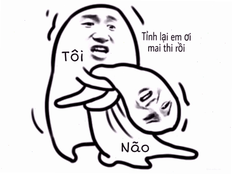 Meme "não tôi khi mai thi"