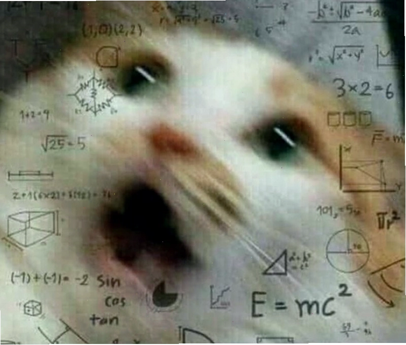 Meme người đang cố gắng nhớ lại một thông tin bị quên