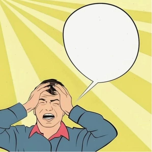 Meme ôm đầu thể hiện sự bế tắc
