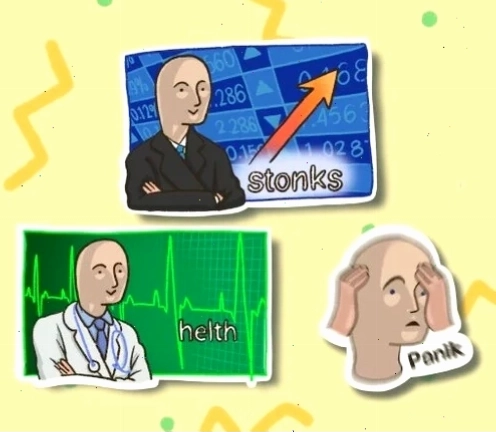Meme 'stonks' liên quan đến ngành y
