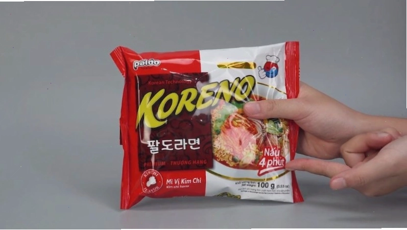 Mì Koreno vị kim chi gói 100g