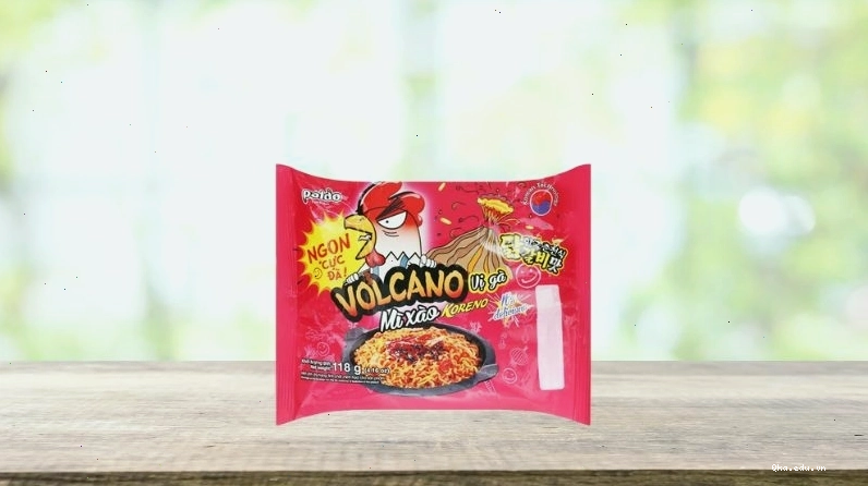 Mì xào Koreno Volcano gà