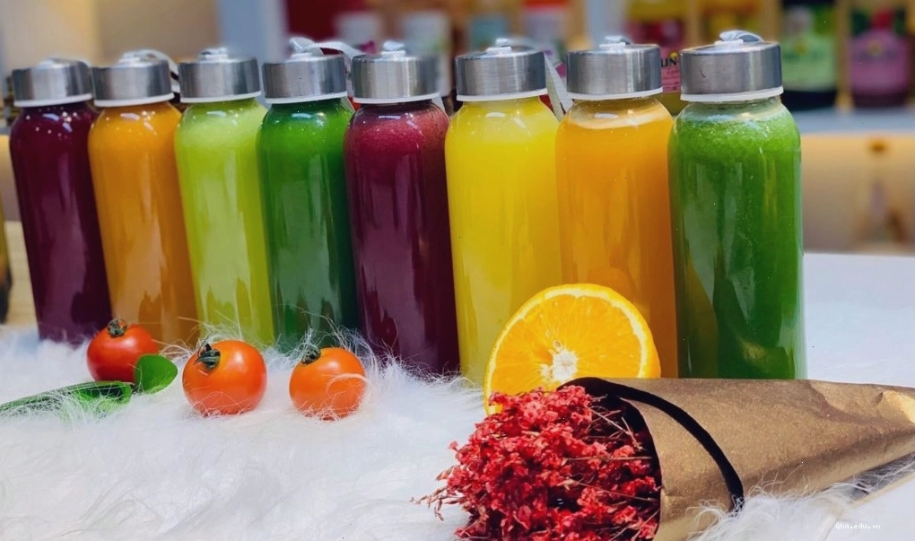 Minh họa các loại đồ uống healthy tốt cho sức khỏe