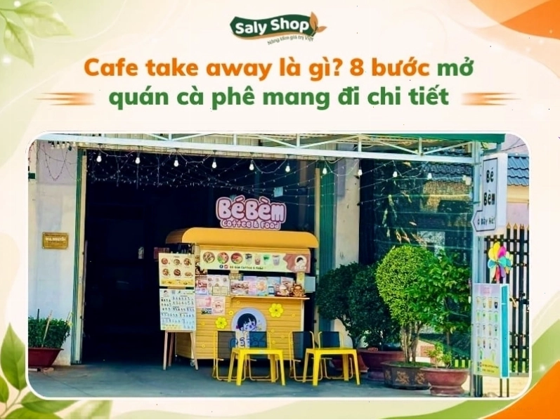 Mô hình cà phê take away đang phát triển mạnh mẽ