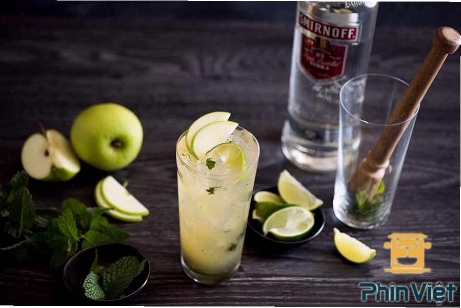 Mojito táo xanh bạc hà giải nhiệt