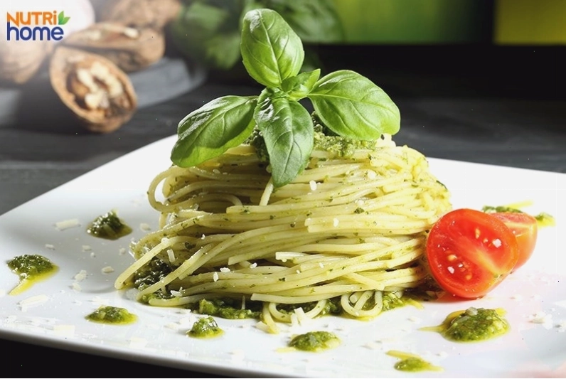 Món ăn cho người suy thận lọc máu: Pasta sốt Pesto