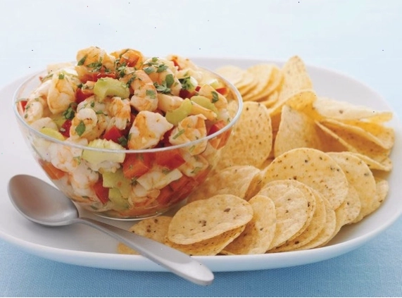 Món Ceviche tôm tươi ngon hấp dẫn