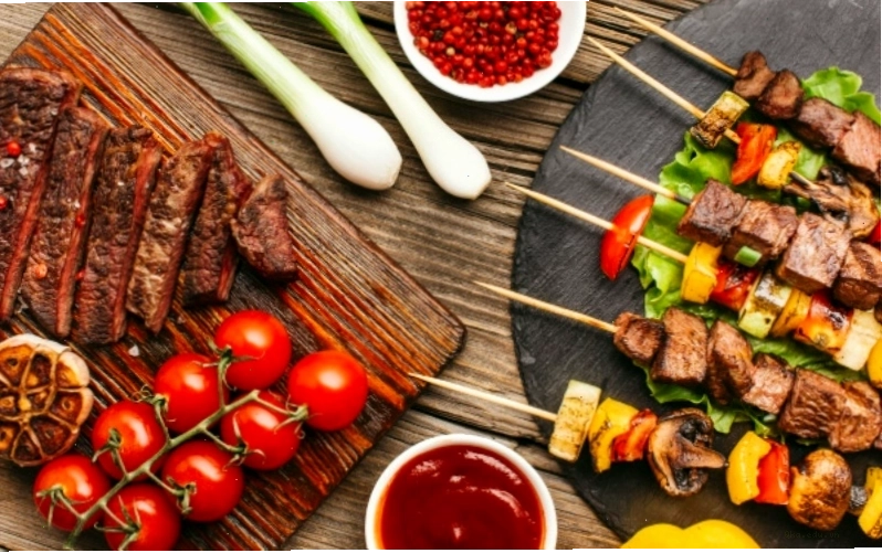Món thịt nướng chín vàng rượm hấp dẫn
