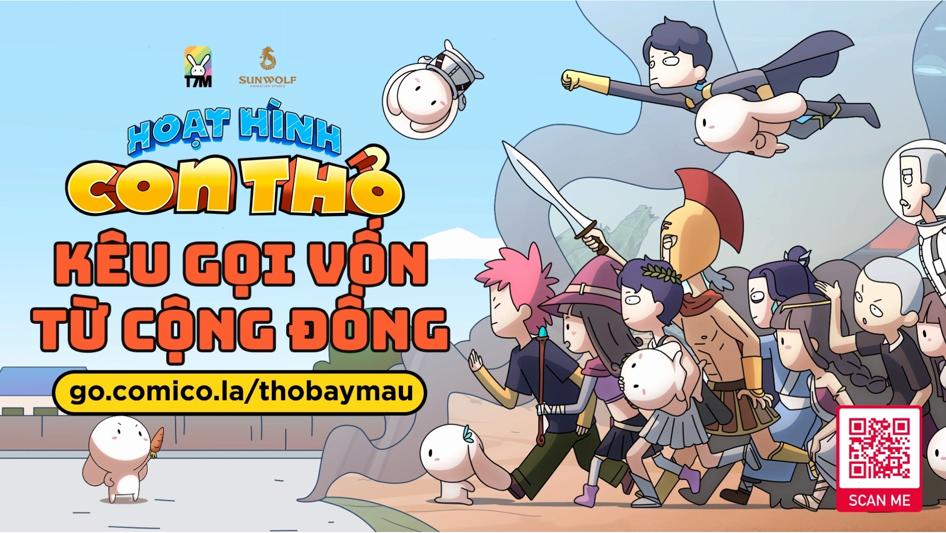 Một hình ảnh minh họa về series hoạt hình con thỏ