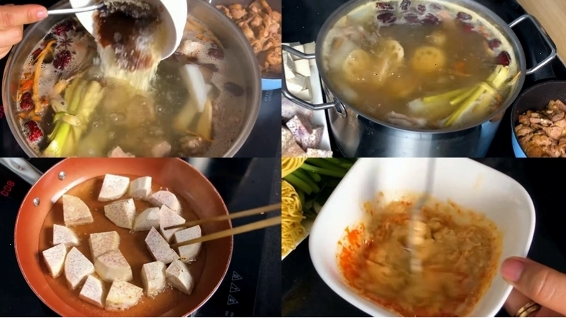 Nêm nếm gia vị cho nước dùng lẩu dê đậm đà