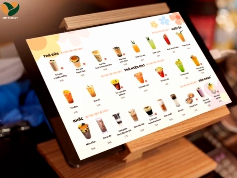 Nguyên tắc phân loại món rõ ràng trên menu