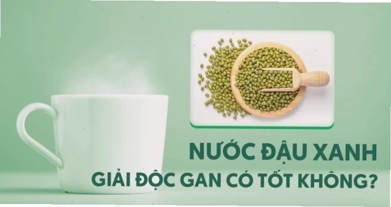 Nước đậu xanh giúp giải nhiệt và lợi tiểu