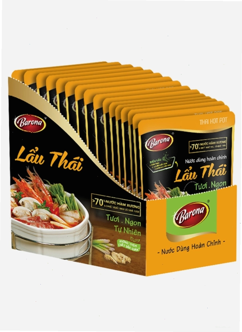 Nước dùng hoàn chỉnh Barona - Lẩu Thái