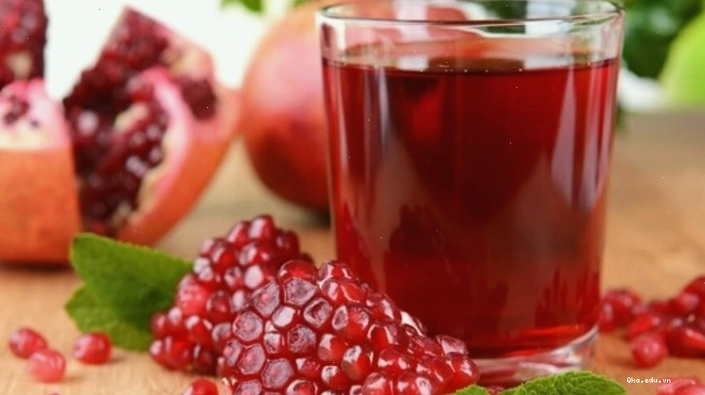 Nước ép lựu giàu chất chống oxy hóa