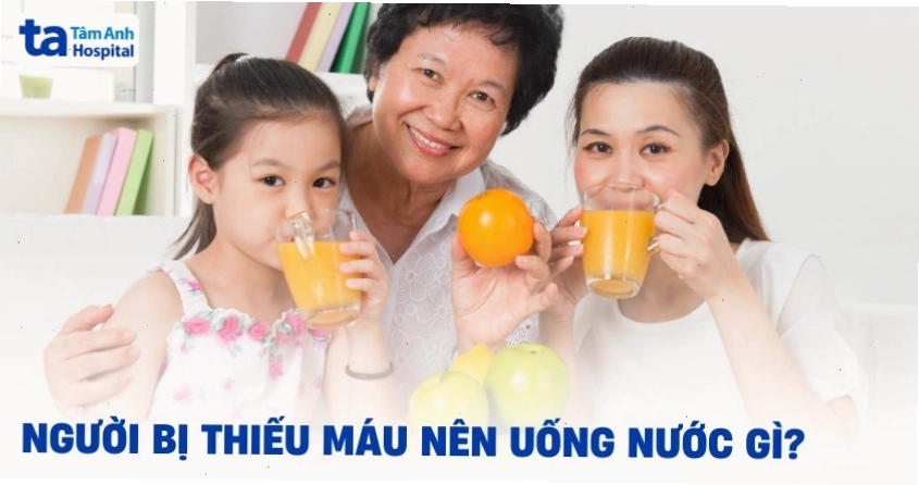 Nước ép trái cây tốt cho người thiếu máu