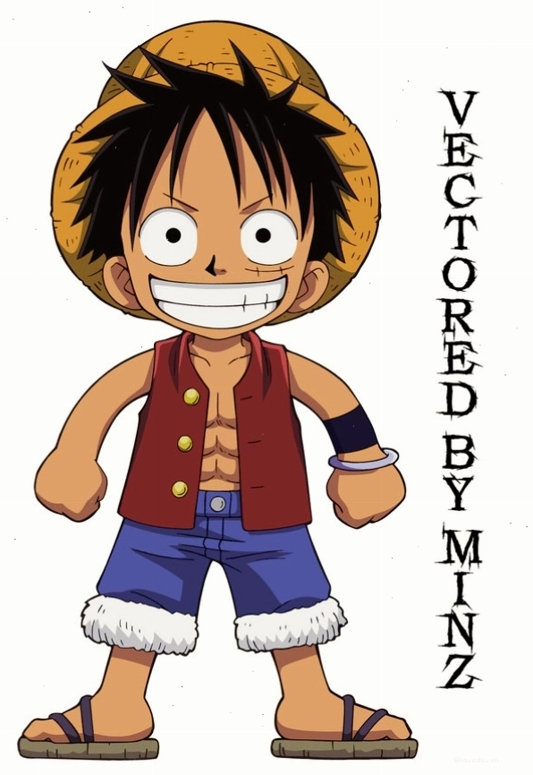 Phiên bản chibi đáng yêu của Monkey D. Luffy với sức mạnh Gear 5