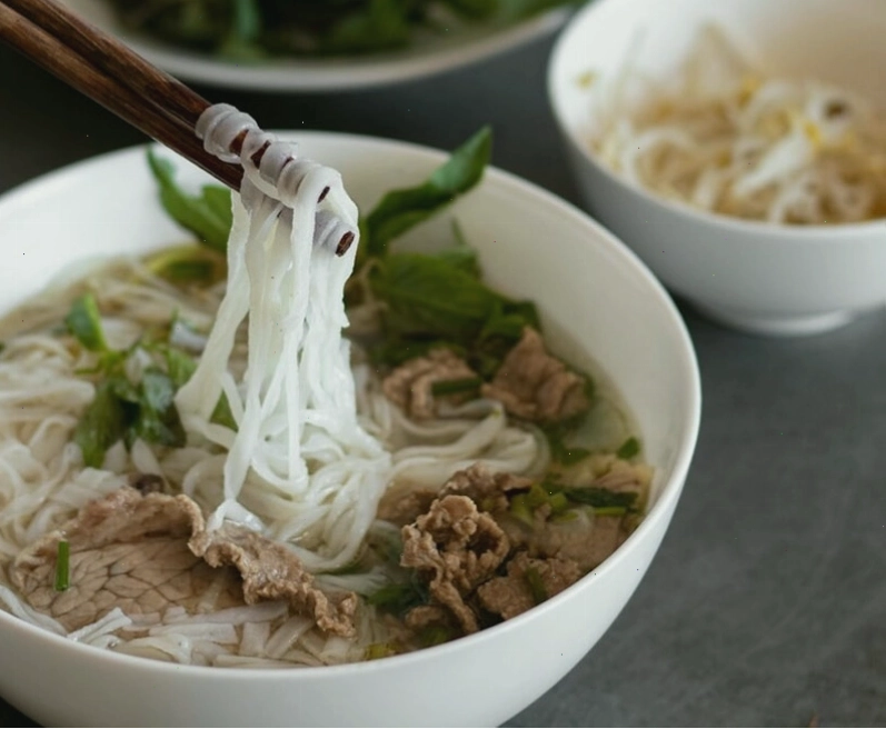 Phở giúp bù nước và chất điện giải hiệu quả sau khi say rượu